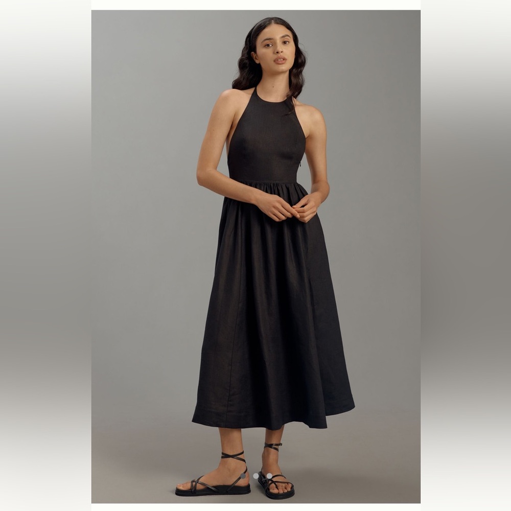 REFORMATION PERCY LINEN DRESS SZ 10 NWT - Picture 3 of 9
